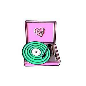 Vinyl Retro Record Love Enamel Pin